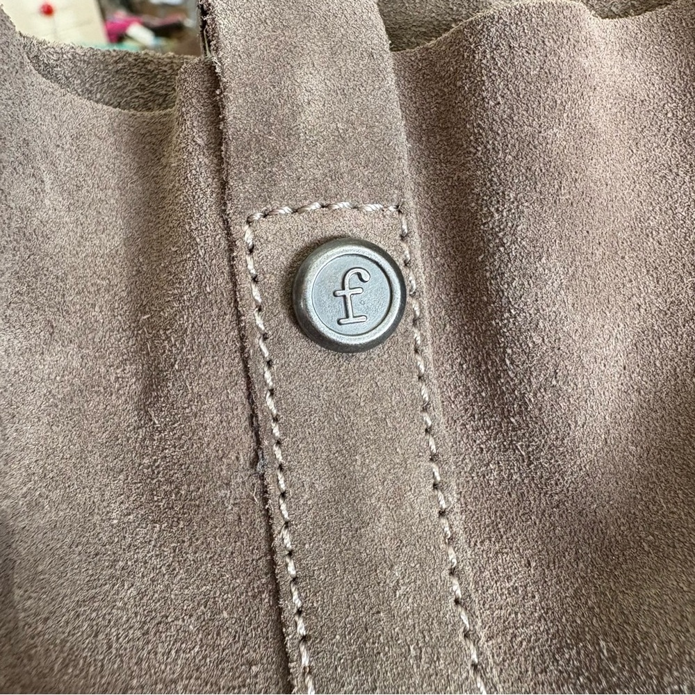 Frye & Co Sarah Shortie Suede Gray Ankle Boots 6M - Picture 4 of 7